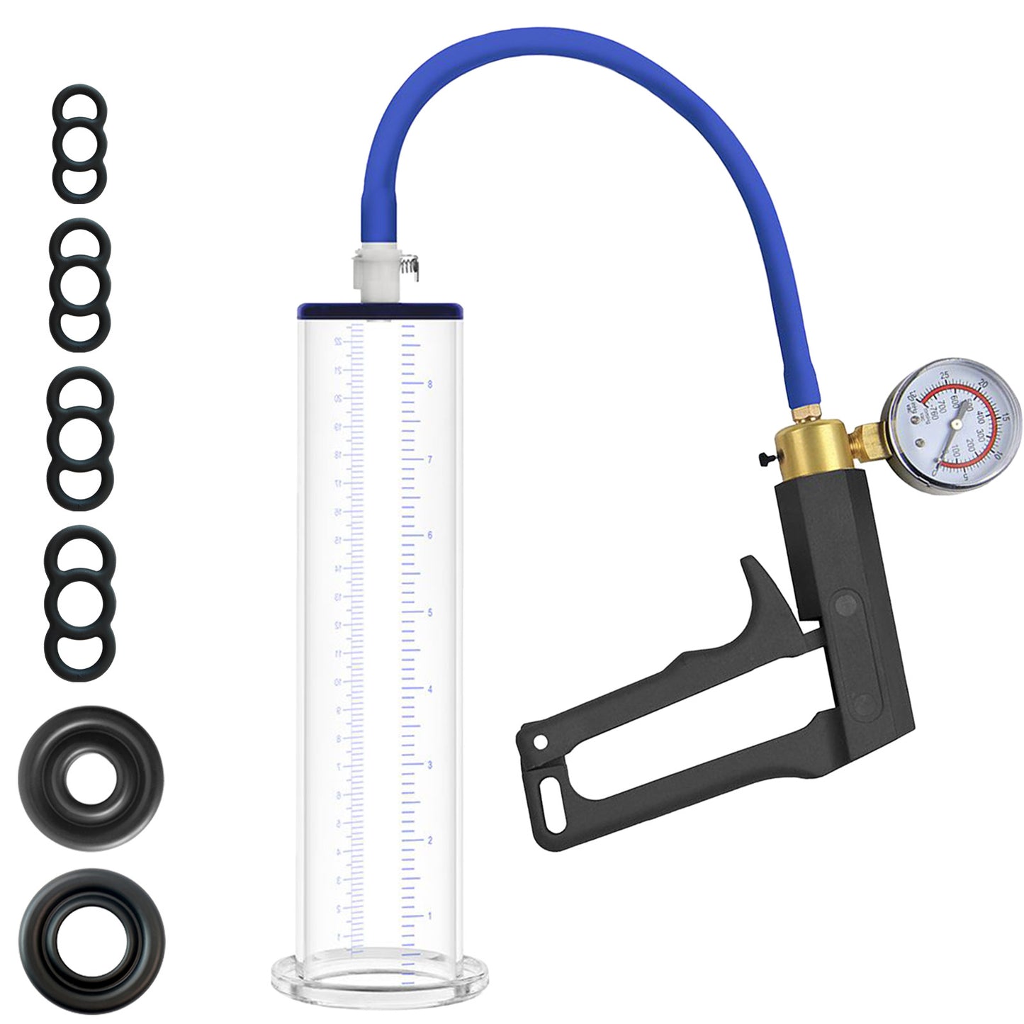 Male Enhancement Pump System,Penis Extender Vacuum Pump 9 x 1.75 inch Cylinder