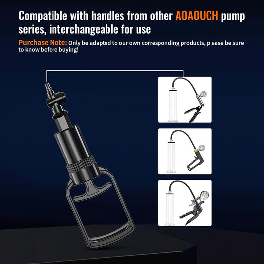 Penis Pump Parts- Plastic Handle Fit for AOAOUCH Male Enhancement Pump System,Replaceable Penis Pump Handle