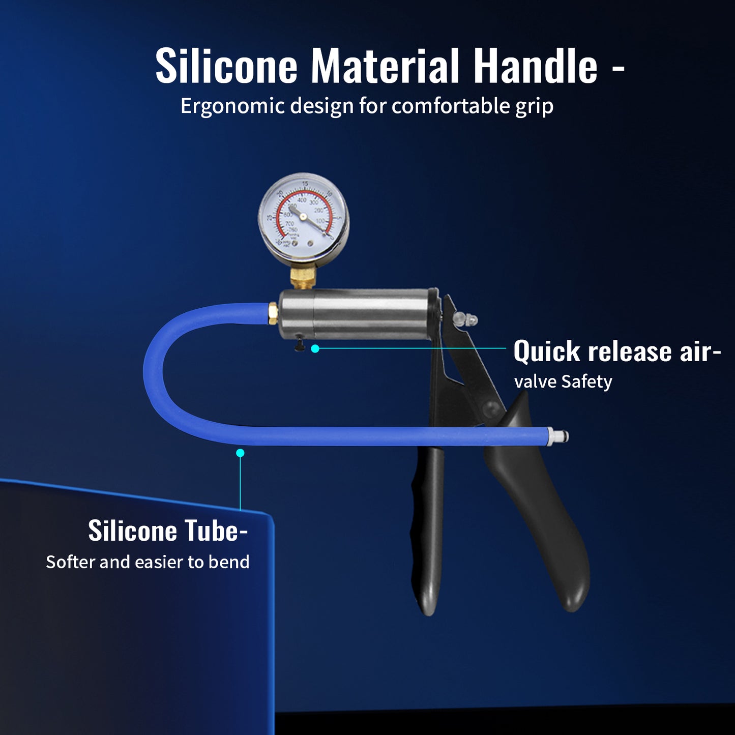 Male Enhancement Pump System,Male Enhancement Vacuum Pump with Gauge 9 x 2 inch Cylinder,1 Silicone Sleeves,Sex Toys for Men, Adult Toys for Men