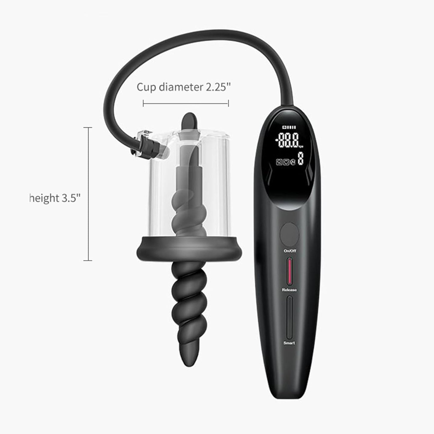 Electric Anal,Six Smart Modes,Smart Anal Pump Vacuum,Electronics Massage Anal Pump Set,Butt Plug Masturbator Adult Sex Toys