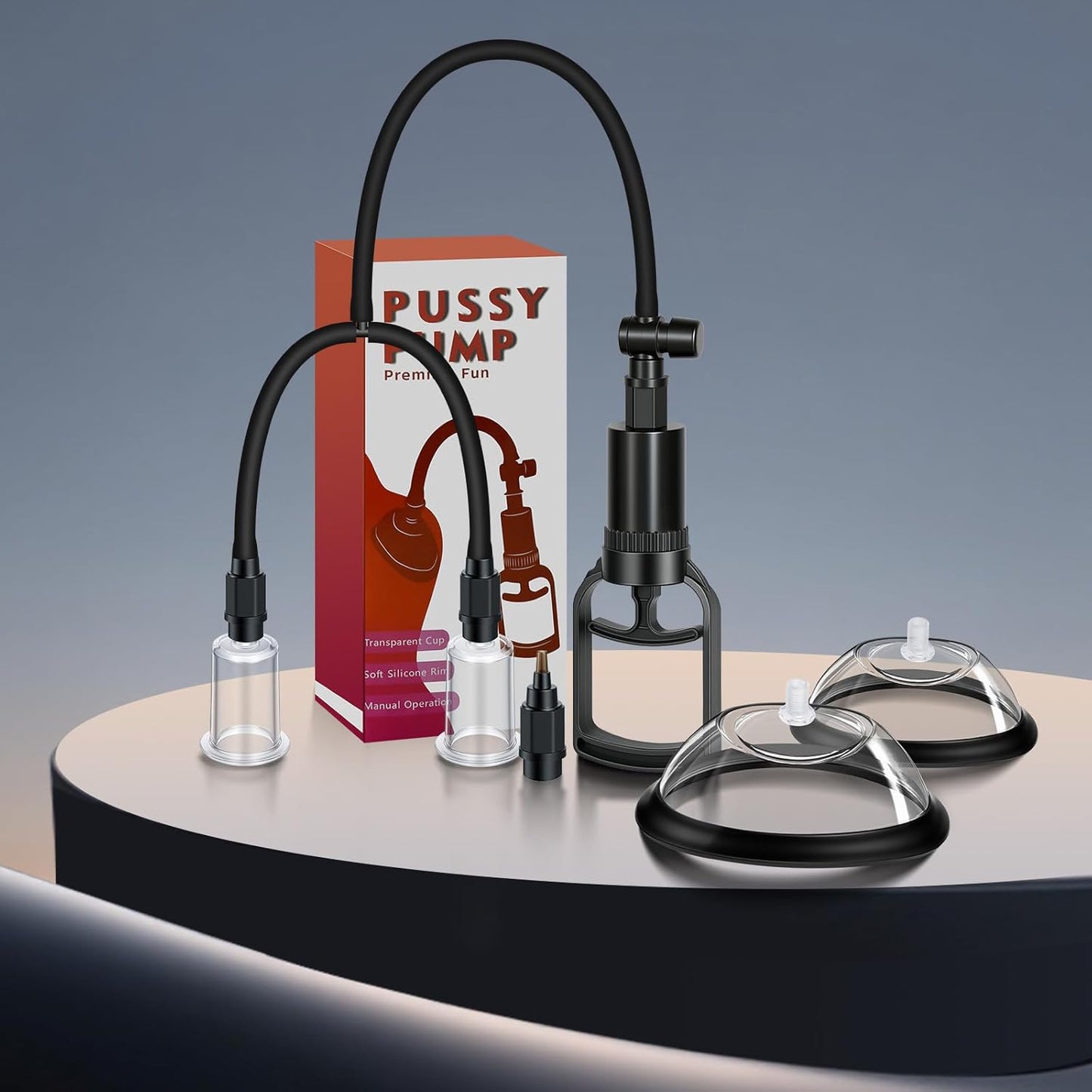Pussy Pump Women Sex Toys Nipple Pussy Sucking Toys Include 2 Pussy & 2 Nipple Cups,Clitorial Pumps Sex Toy Enhances Sexual Pleasure Sex Toys for Females Vagina Pump Adult Sex Toy